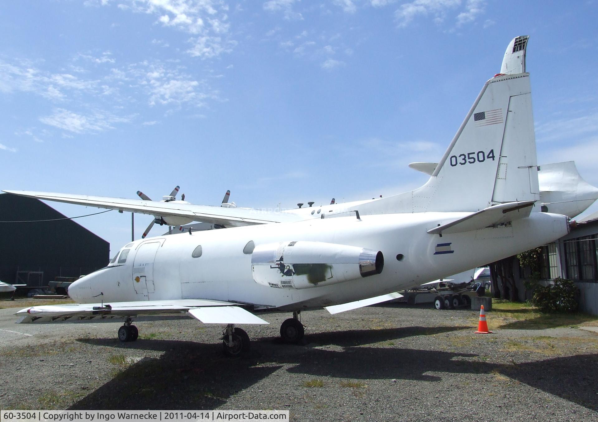 60-3504, 1960 North American CT-39A Sabreliner C/N 265-32, North American CT-39A Sabreliner at the Oakland Aviation Museum, Oakland CA