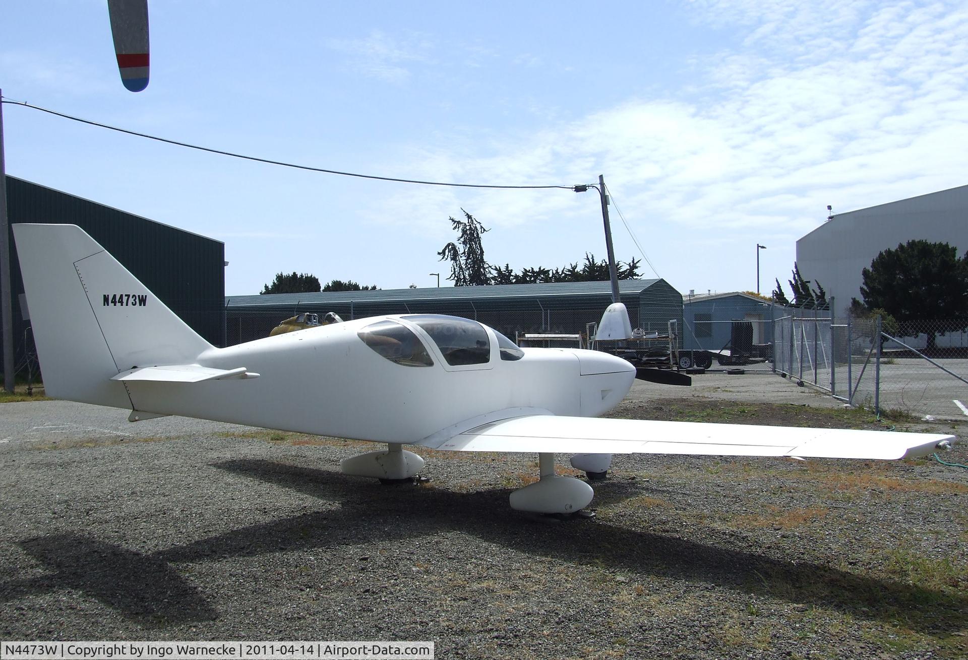 N4473W, 1984 Stoddard-Hamilton Glasair SH-2 C/N 385, Glasair (R I White) Glasair I (SH-2) at the Oakland Aviation Museum, Oakland CA