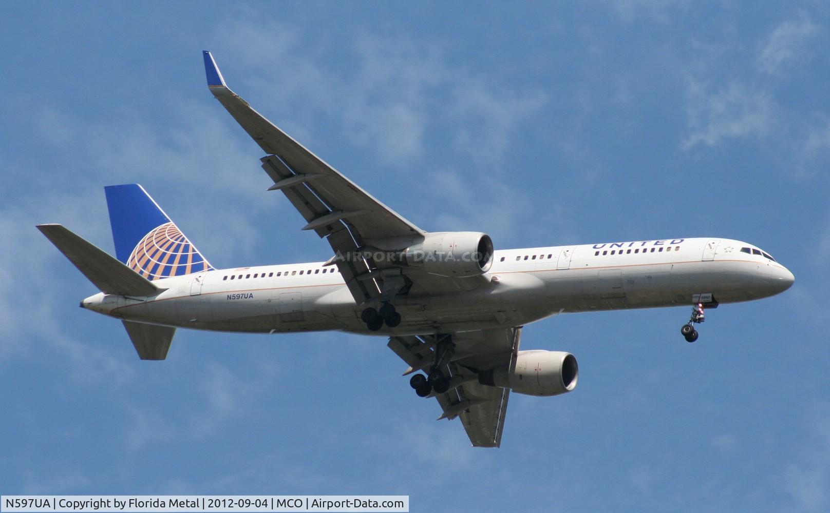 N597UA, 1998 Boeing 757-222 C/N 28750, United 757