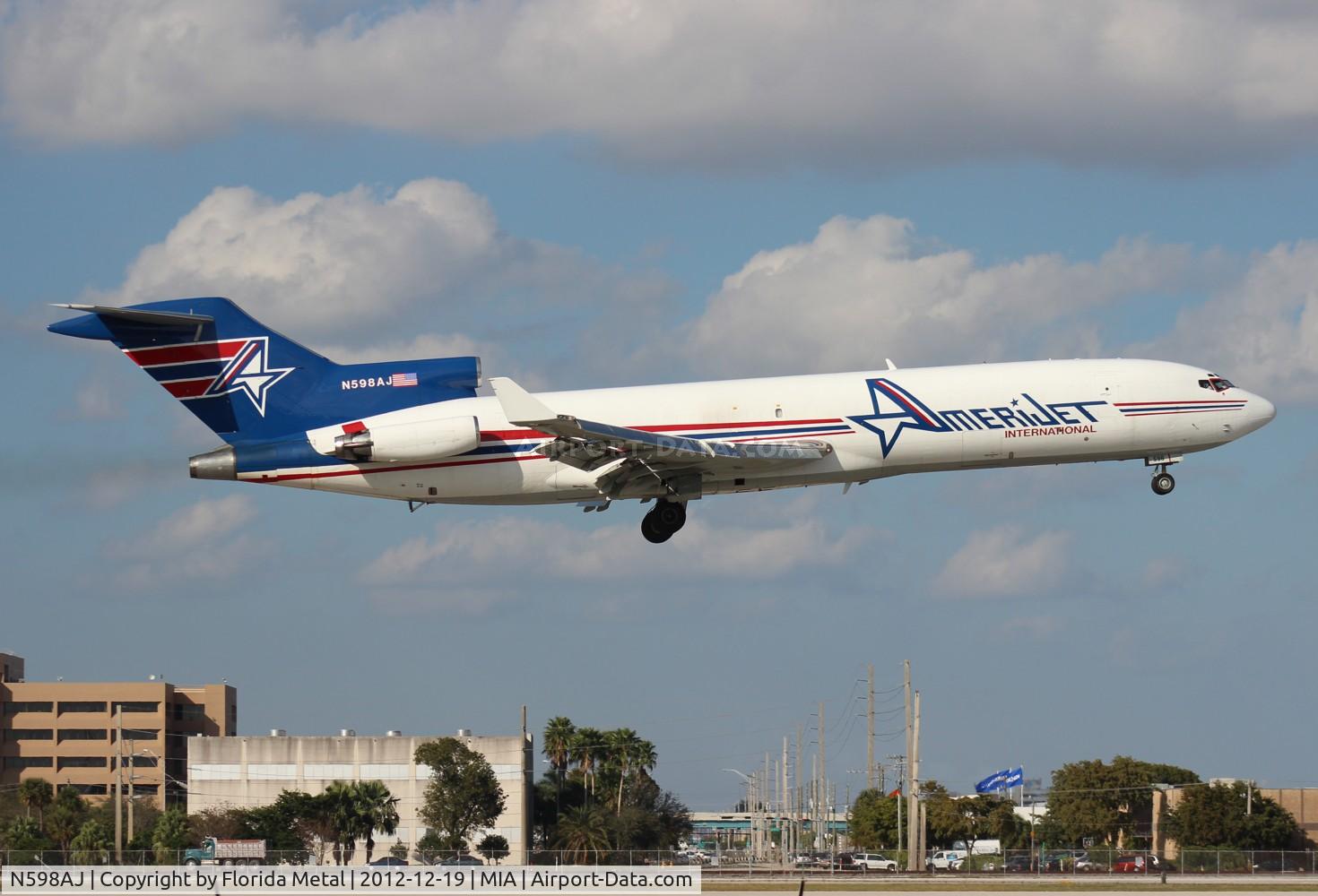 N598AJ, 1979 Boeing 727-212 C/N 21947, Amerijet Cargo 727
