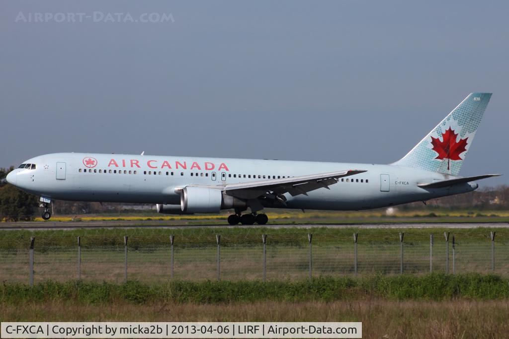C-FXCA, 1990 Boeing 767-375/ER C/N 24574, Landing