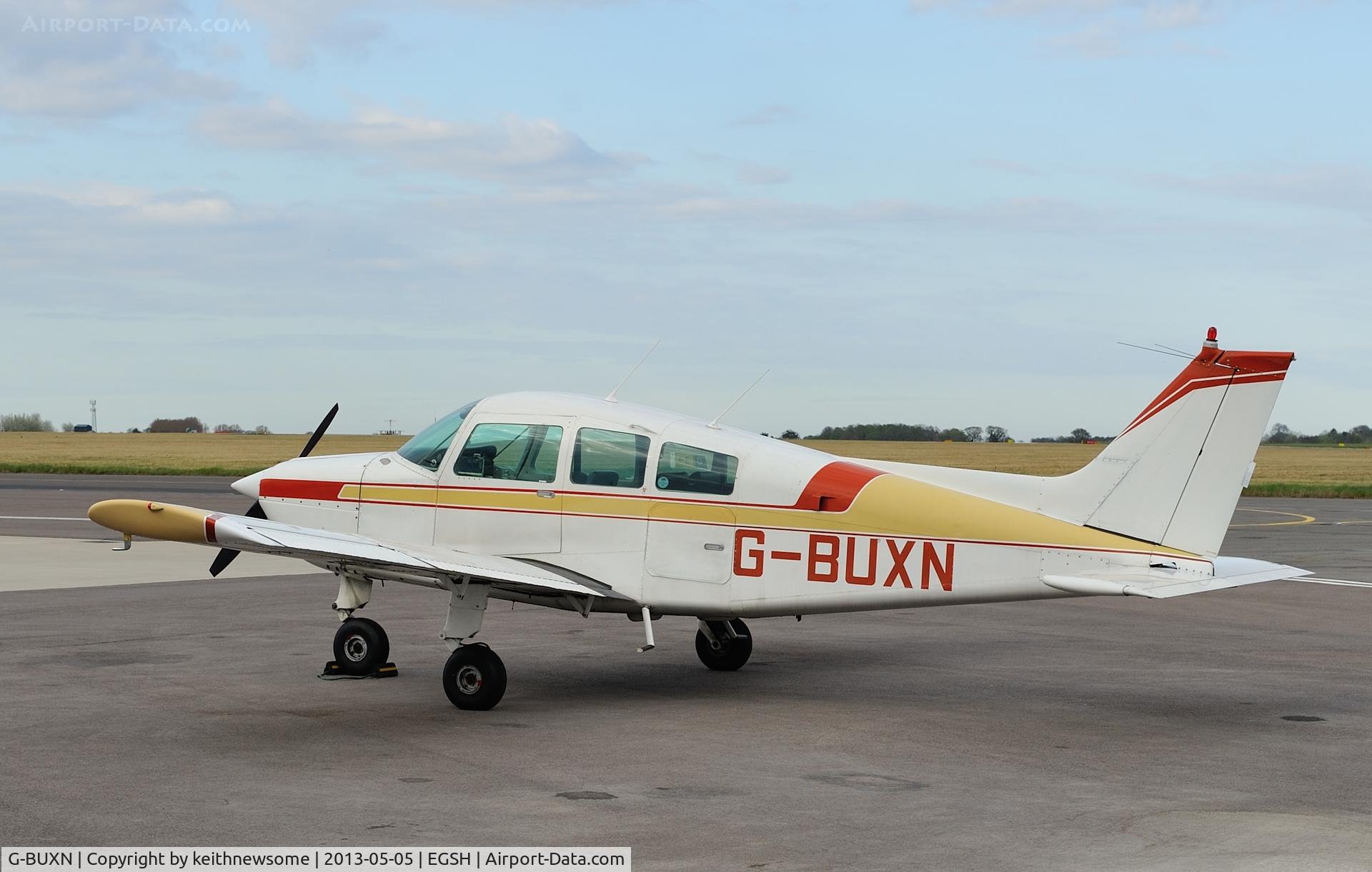 G-BUXN, 1976 Beech C23 Sundowner 180 Sundowner 180 C/N M-1752, Rare visitor !