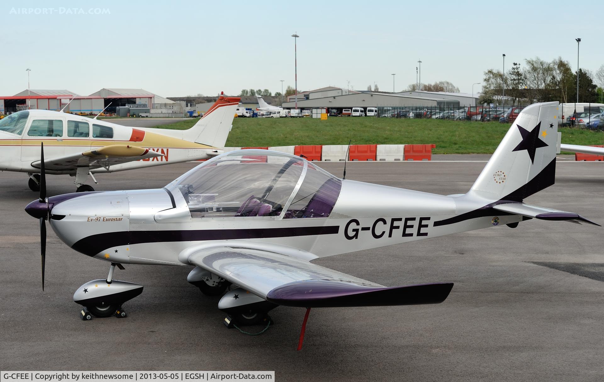 G-CFEE, 2008 Evektor-Aerotechnik EV-97 Eurostar C/N LAA 315-14778, Very nice arrival !