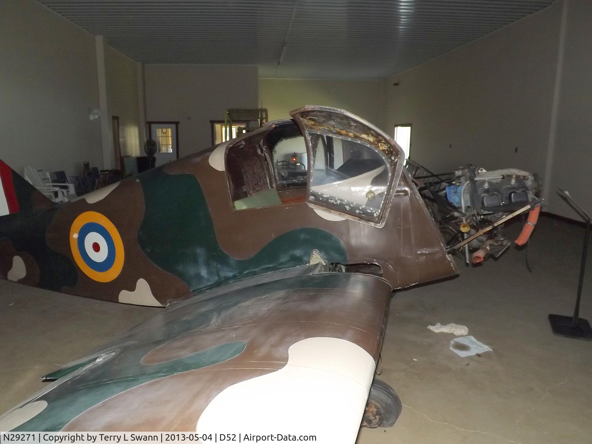 N29271, 1940 Culver LCA C/N 140, In the restoration area at D52.