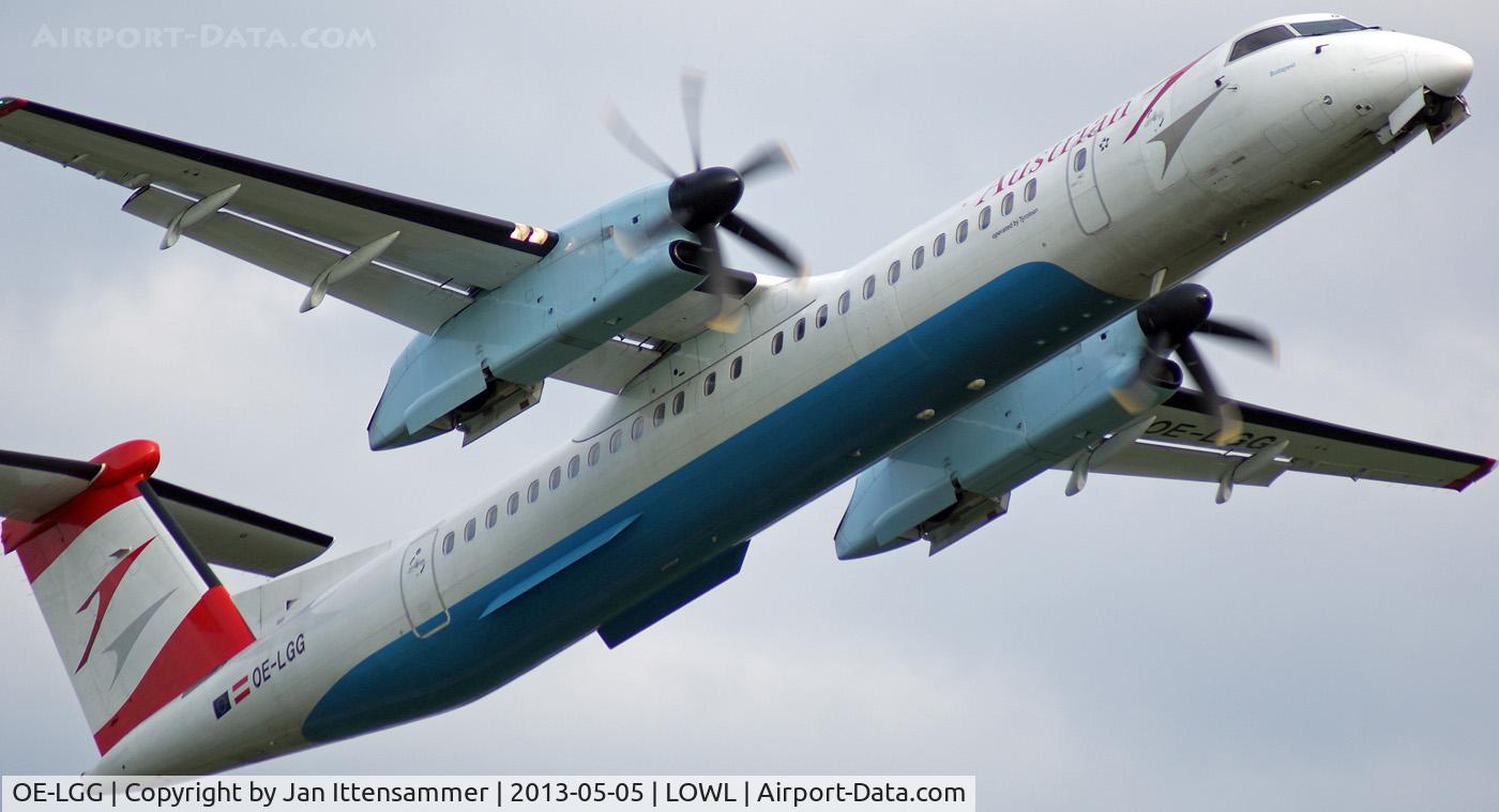 OE-LGG, 2002 De Havilland Canada DHC-8-402Q Dash 8 C/N 4074, oe-lgg @ lowl