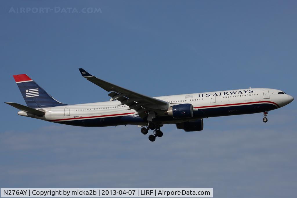 N276AY, 2000 Airbus A330-323 C/N 375, Landing