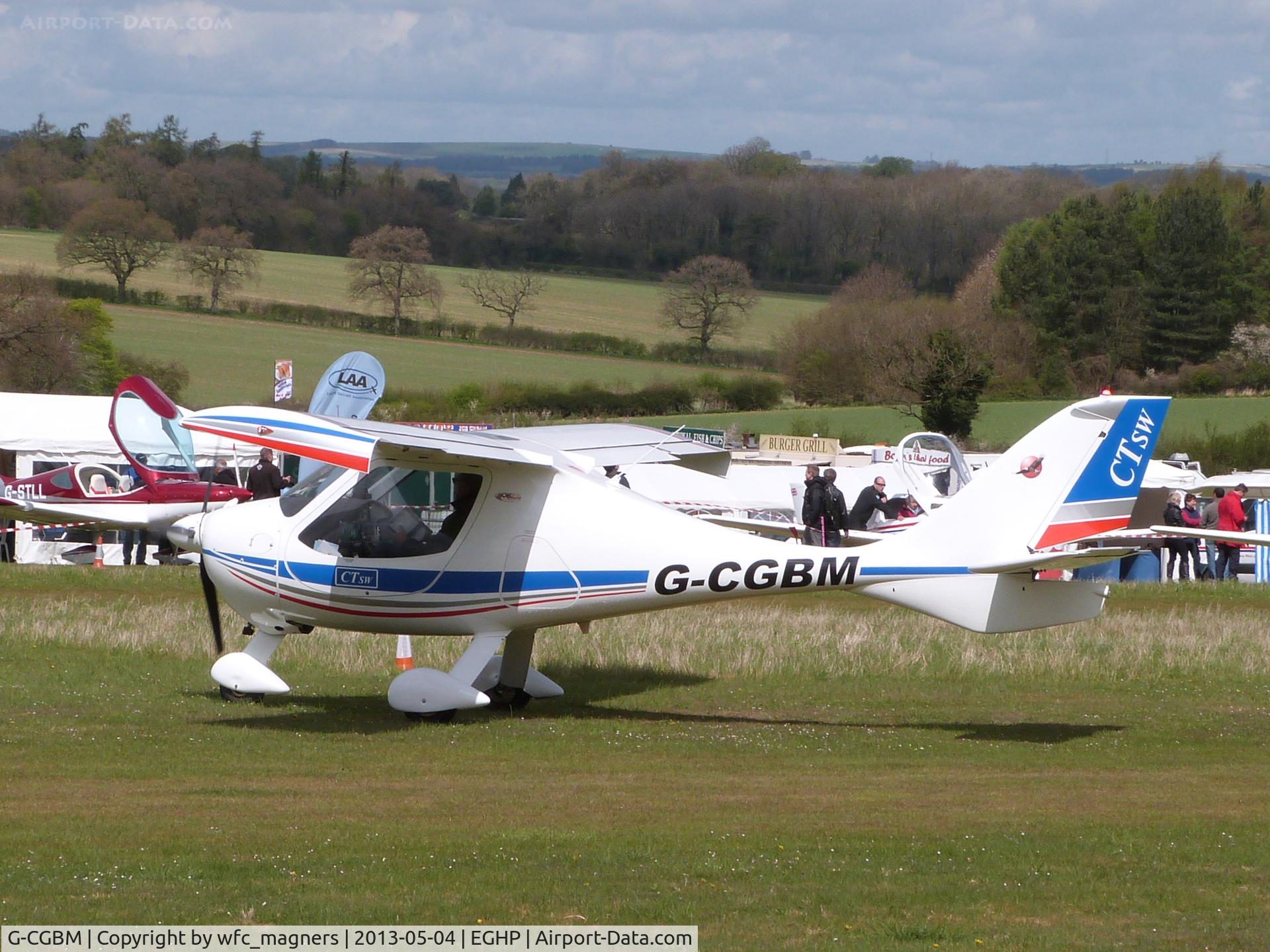 G-CGBM, 2009 Flight Design CTSW C/N 8484, Stardust Aviation Ltd
Microlight Trade Fair, Popham Airfield.