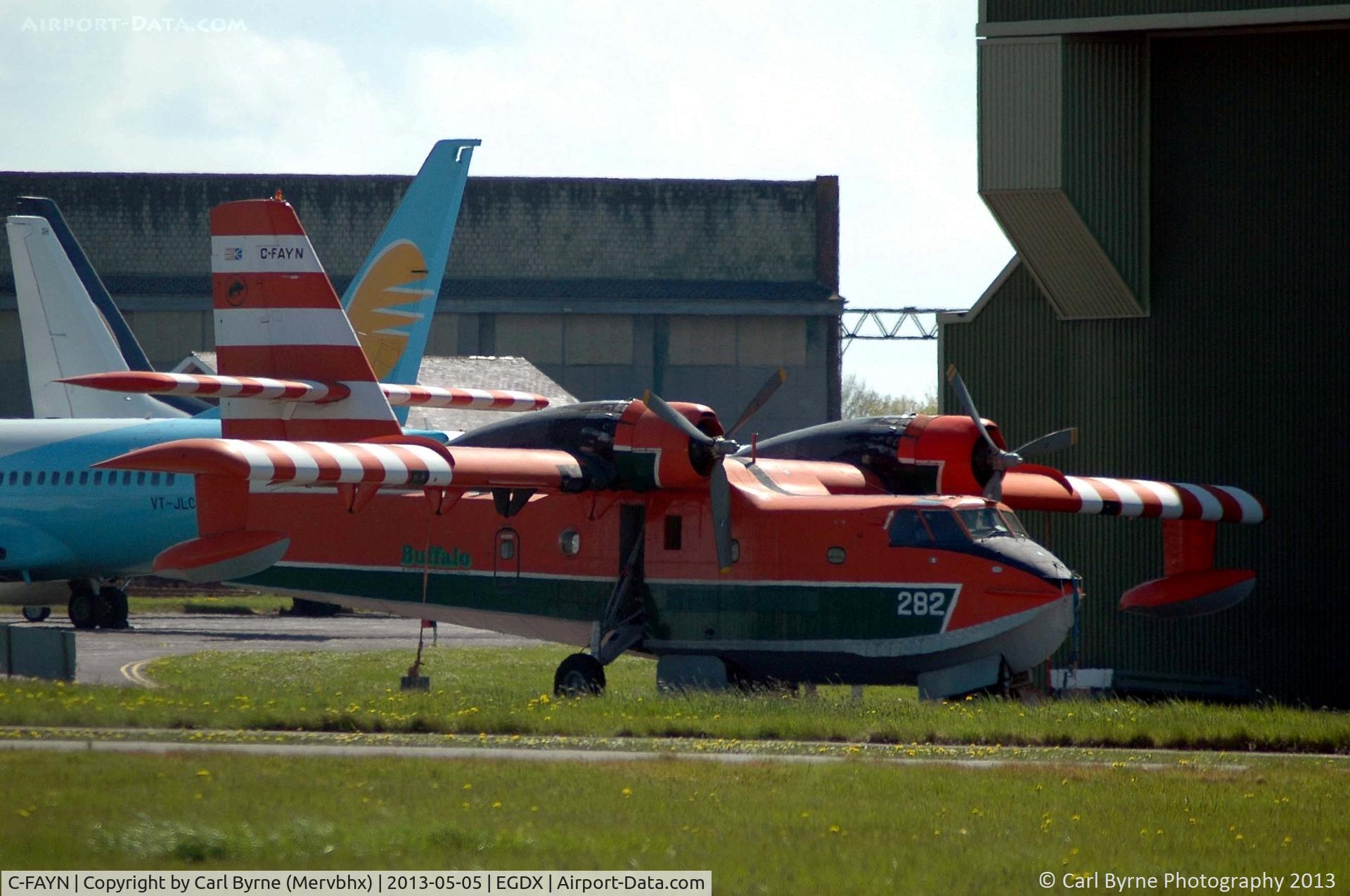 C-FAYN, 1987 Canadair CL-215-V (CL-215-1A10) C/N 1105, In temporary storage.