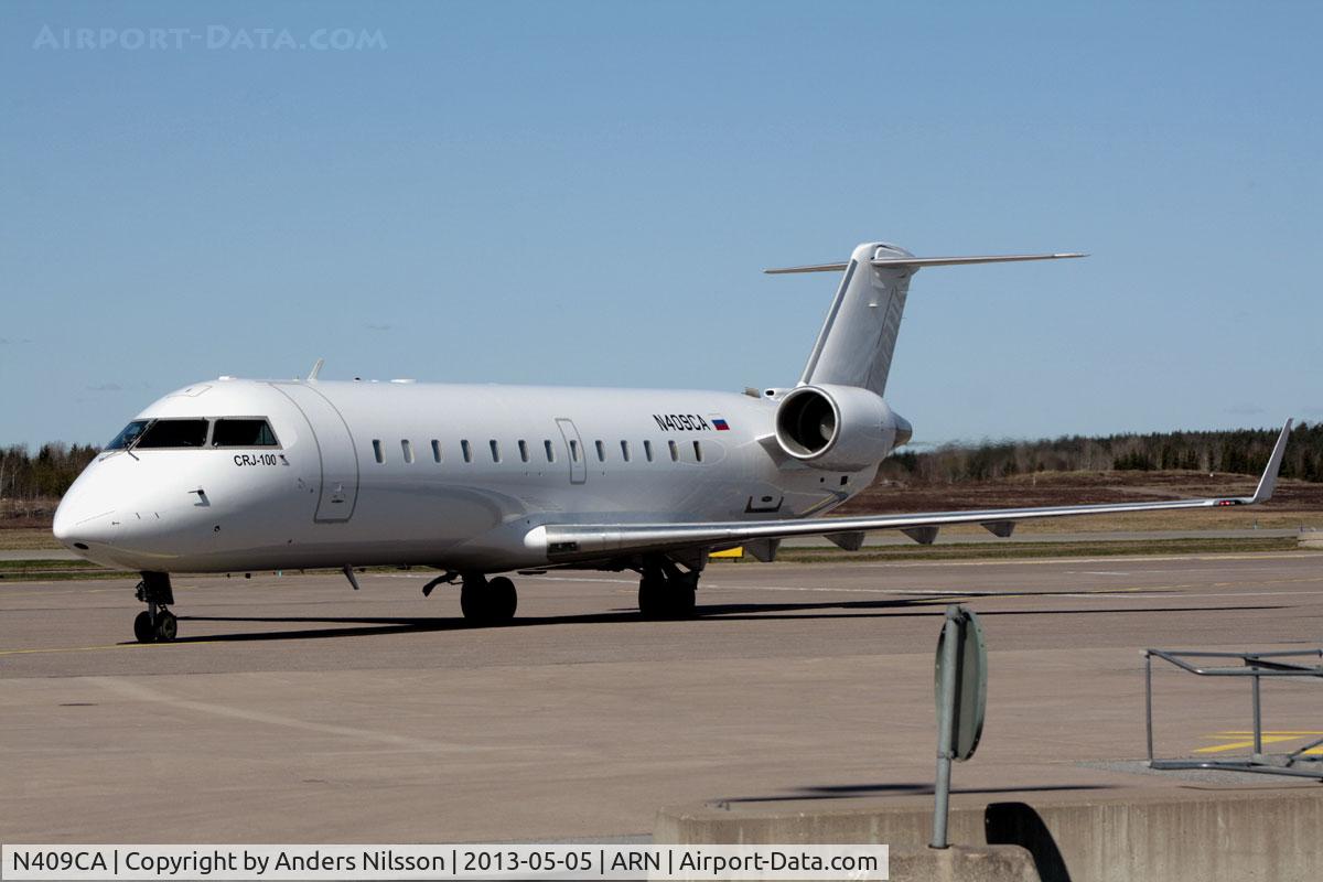 N409CA, 2000 Bombardier CRJ-100ER (CL-600-2B19) C/N 7441, Delivered to Stockholm with Russian flag. To be transfered to Rusline, Russia with VQ-registration.