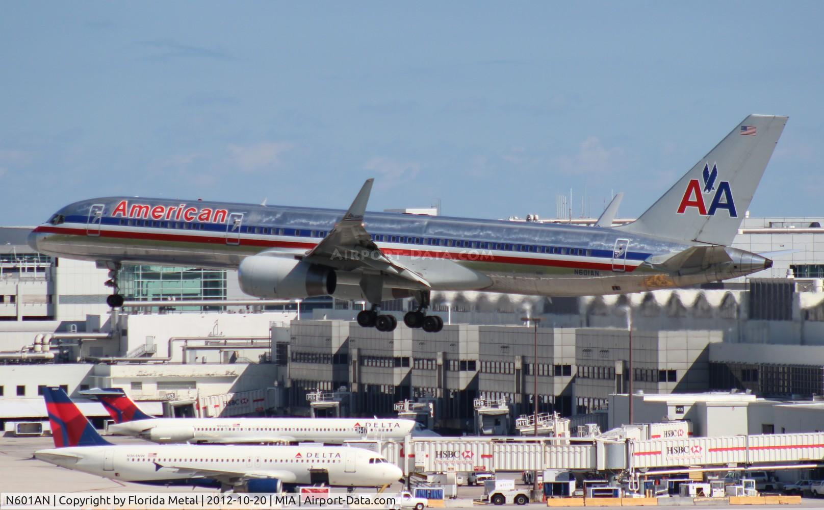 N601AN, 1995 Boeing 757-223 C/N 27052, American 757