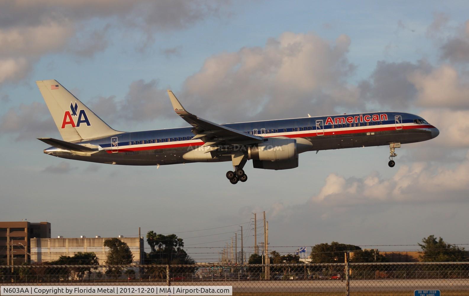 N603AA, 1995 Boeing 757-223 C/N 27054, American 757