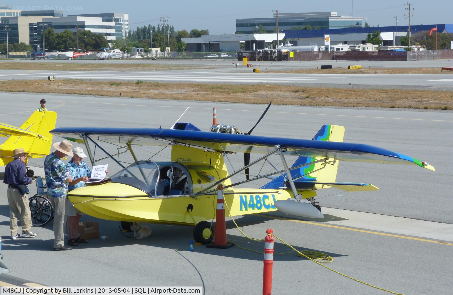 N48CJ, 2006 Progressive Aerodyne Searey C/N 1MK291C, On exhibit at the Hiller Museum as part of the Seaplane Adventure Day.