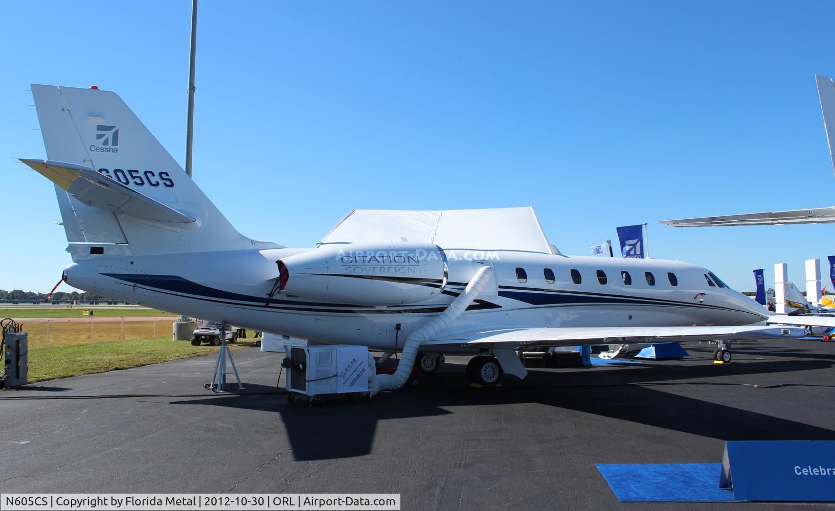 N605CS, 2006 Cessna 680 Citation Sovereign C/N 680-0001, Citation 680 at NBAA