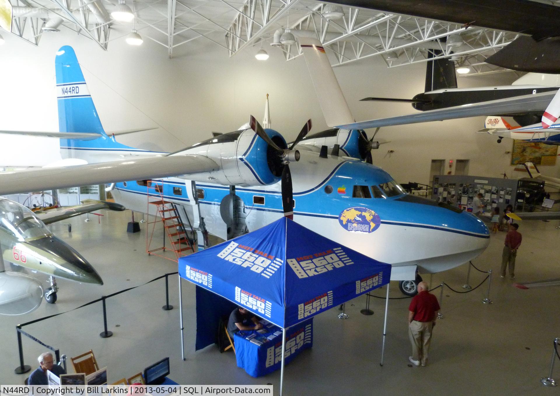 N44RD, 1955 Grumman HU-16C (UF-1) Albatross C/N G-405, Now on exhibit in the Hiller Aviation Museum. This was part of the Seaplane Adventure Day