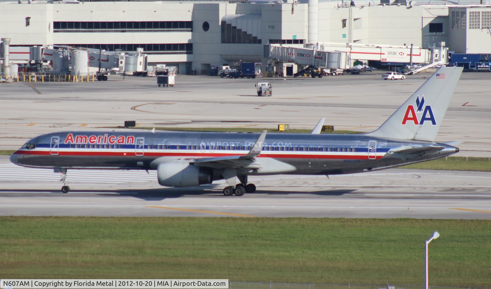 N607AM, 1996 Boeing 757-223 C/N 27058, American 757