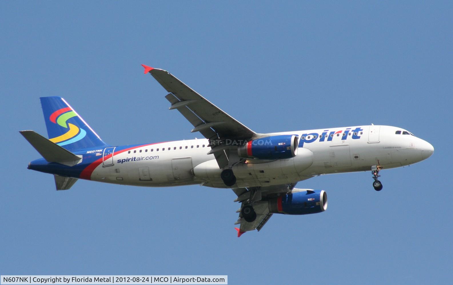 N607NK, 2011 Airbus A320-232 C/N 4595, Spirit A320