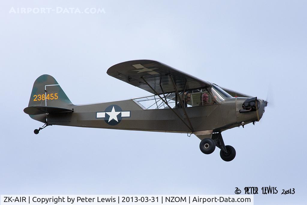 ZK-AIR, 1942 Piper L-4A Grasshopper (J3C-65 Cub) C/N 9024, G S & G A Smith, Albany