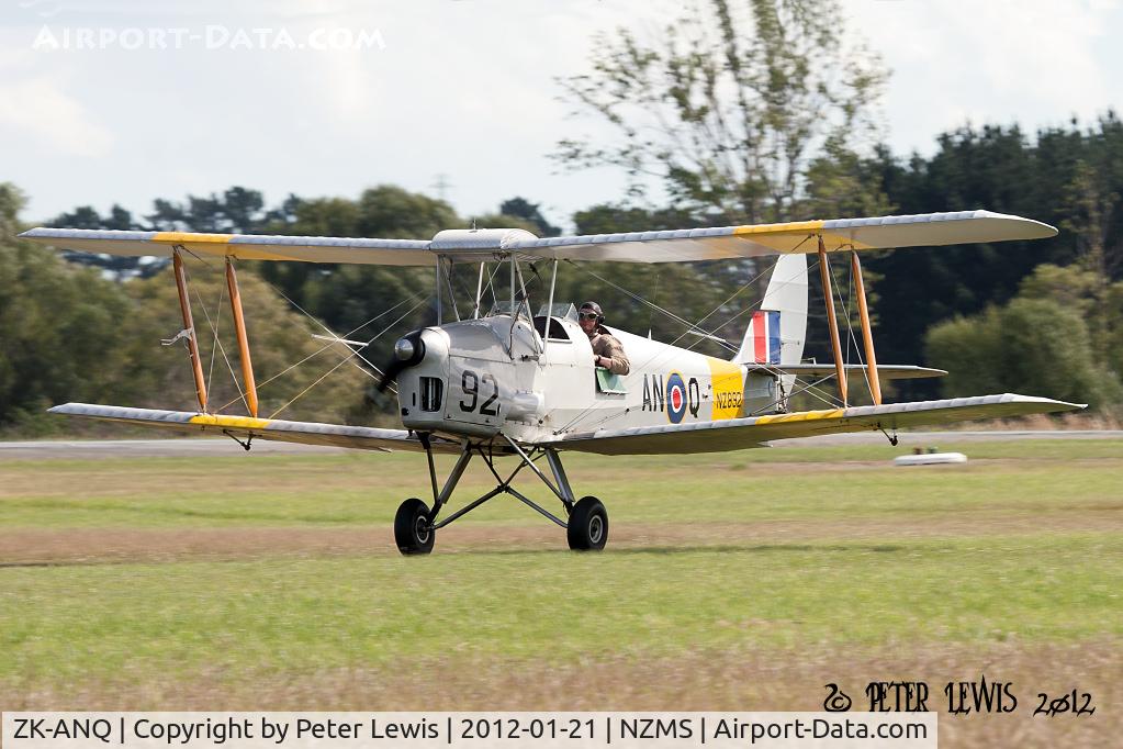 ZK-ANQ, De Havilland DH-82A Tiger Moth II C/N 82906, The Vintage Aviator Ltd., Wellington