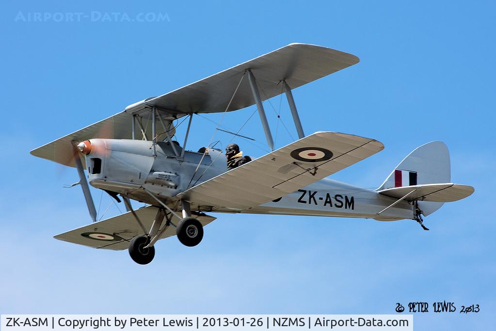 ZK-ASM, De Havilland DH-82A Tiger Moth II C/N 82475, B R Lynch & G S Hogan, Auckland