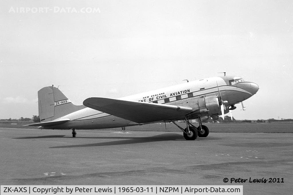 ZK-AXS, 1944 Douglas C-47B Skytrain C/N 15995/32743, Civil Aviation Administration, Wellington