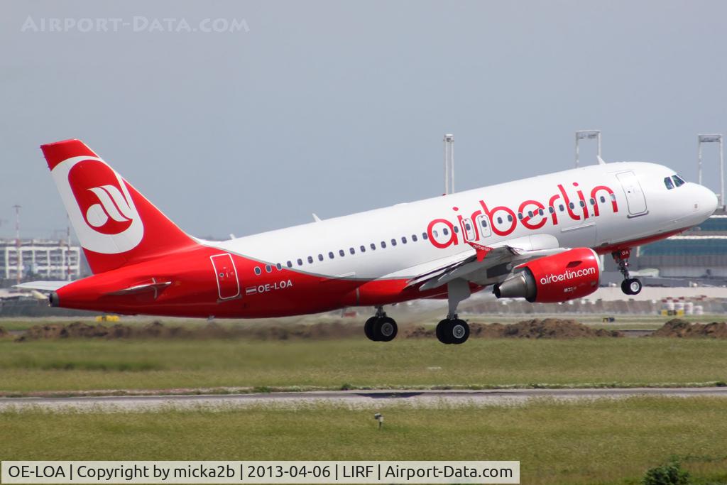 OE-LOA, 2008 Airbus A319-112 C/N 3661, Take off