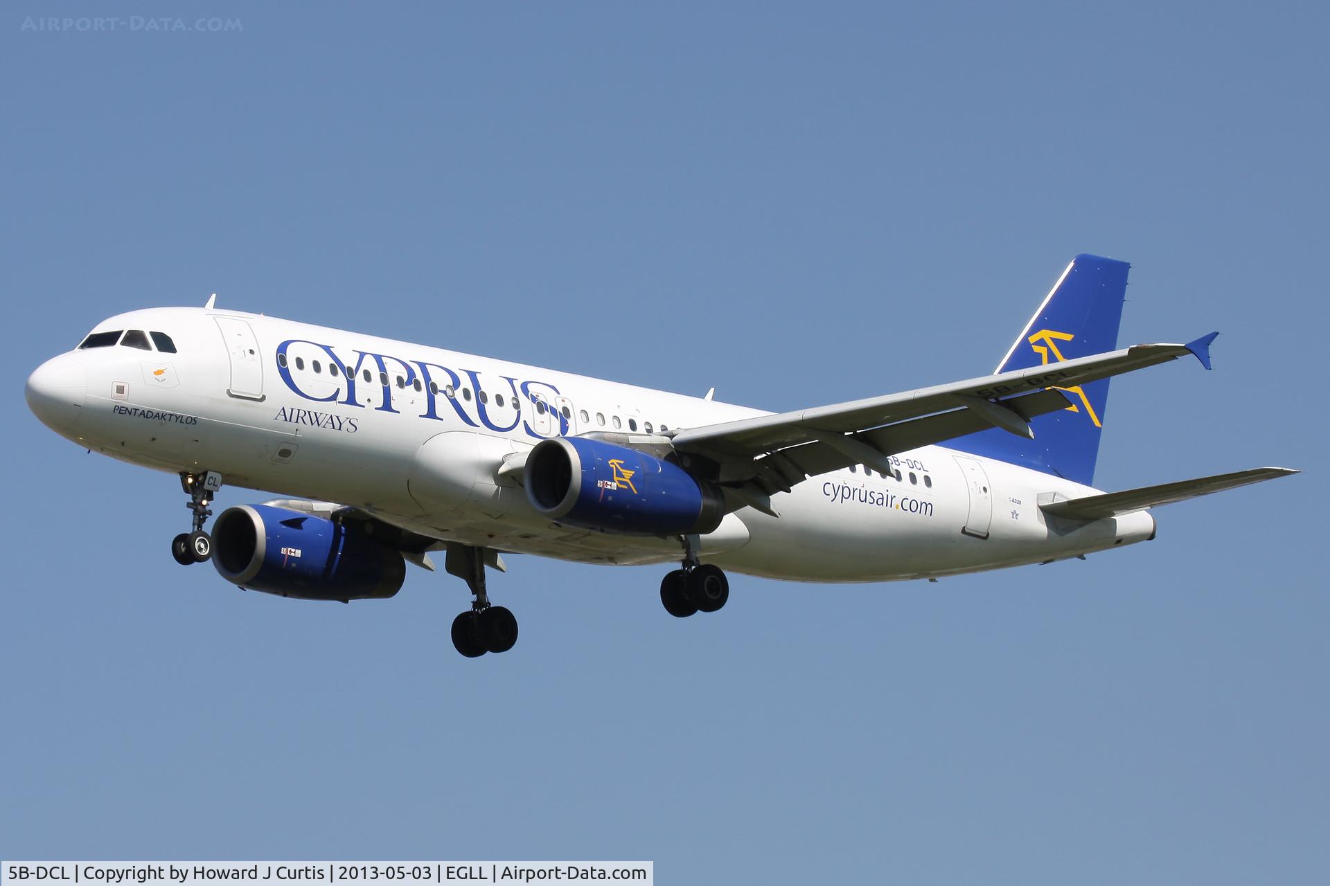 5B-DCL, 2004 Airbus A320-232 C/N 2334, Cyprus Airways.