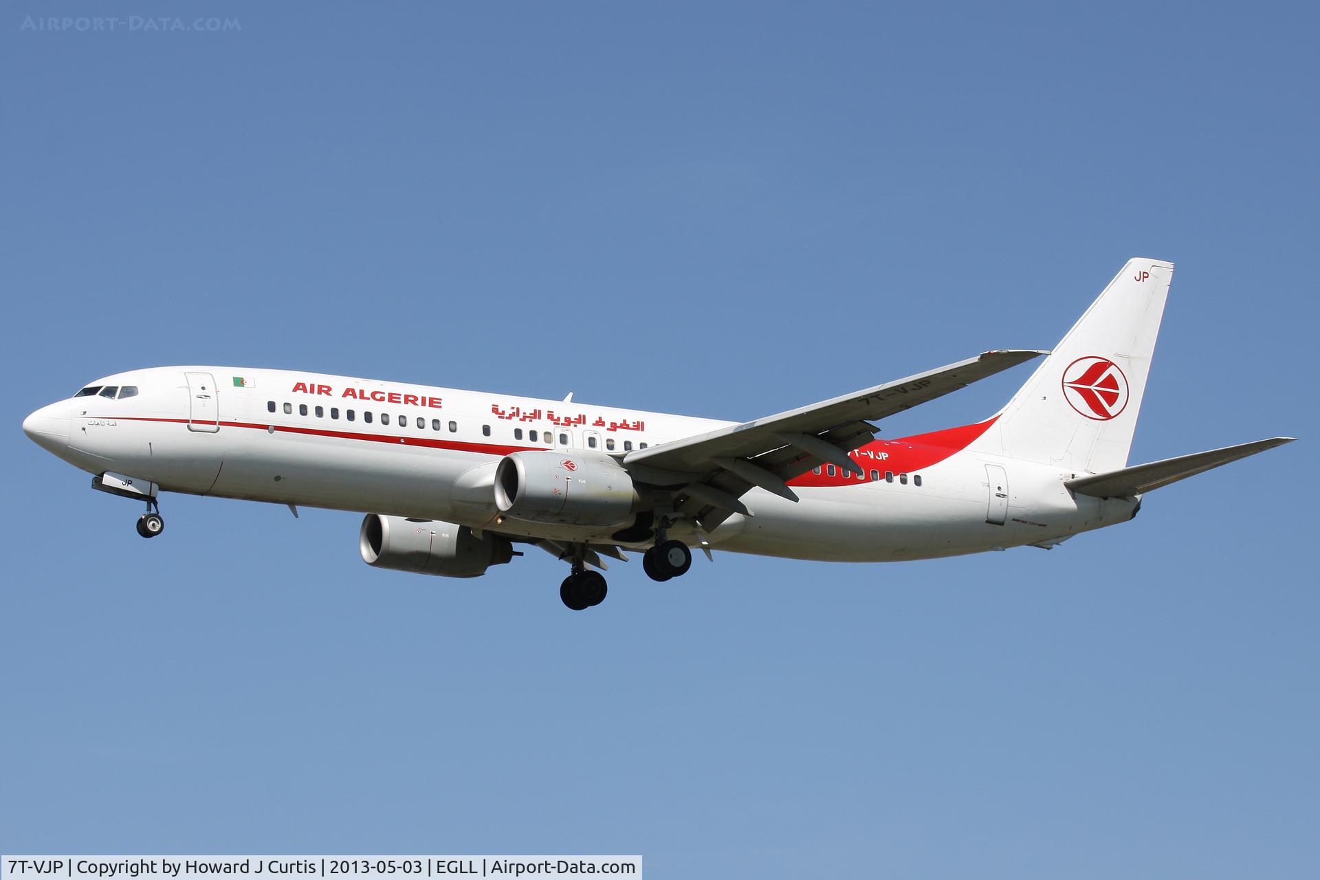 7T-VJP, 2001 Boeing 737-8D6 C/N 30208, Air Algerie.