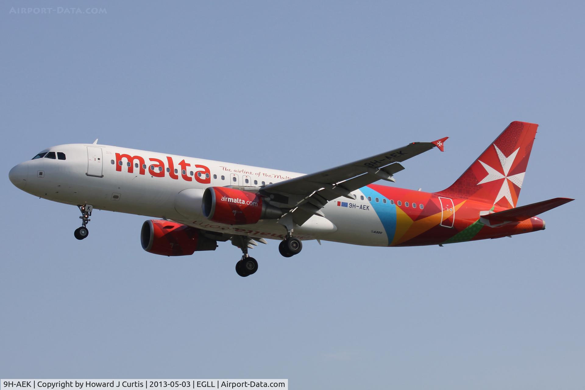 9H-AEK, 2004 Airbus A320-211 C/N 2291, Air Malta