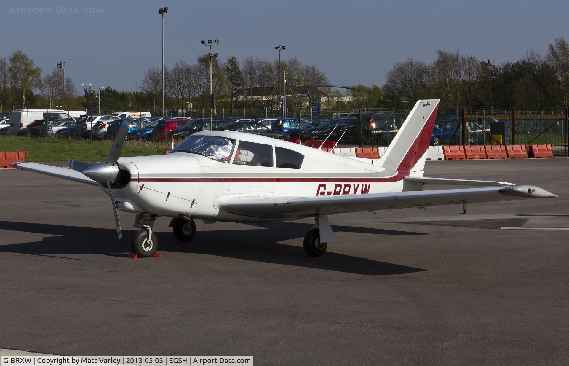 G-BRXW, 1964 Piper PA-24-260 Comanche C/N 24-4069, Sat on stand at SaxonAir.