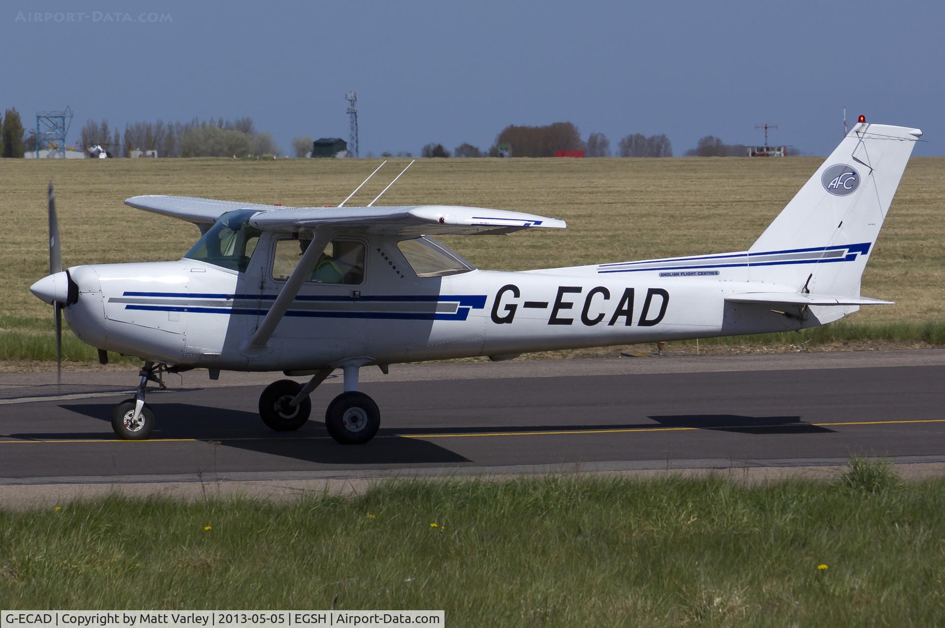 G-ECAD, 1980 Reims FA152 Aerobat C/N 0369, Arriving at SaxonAir