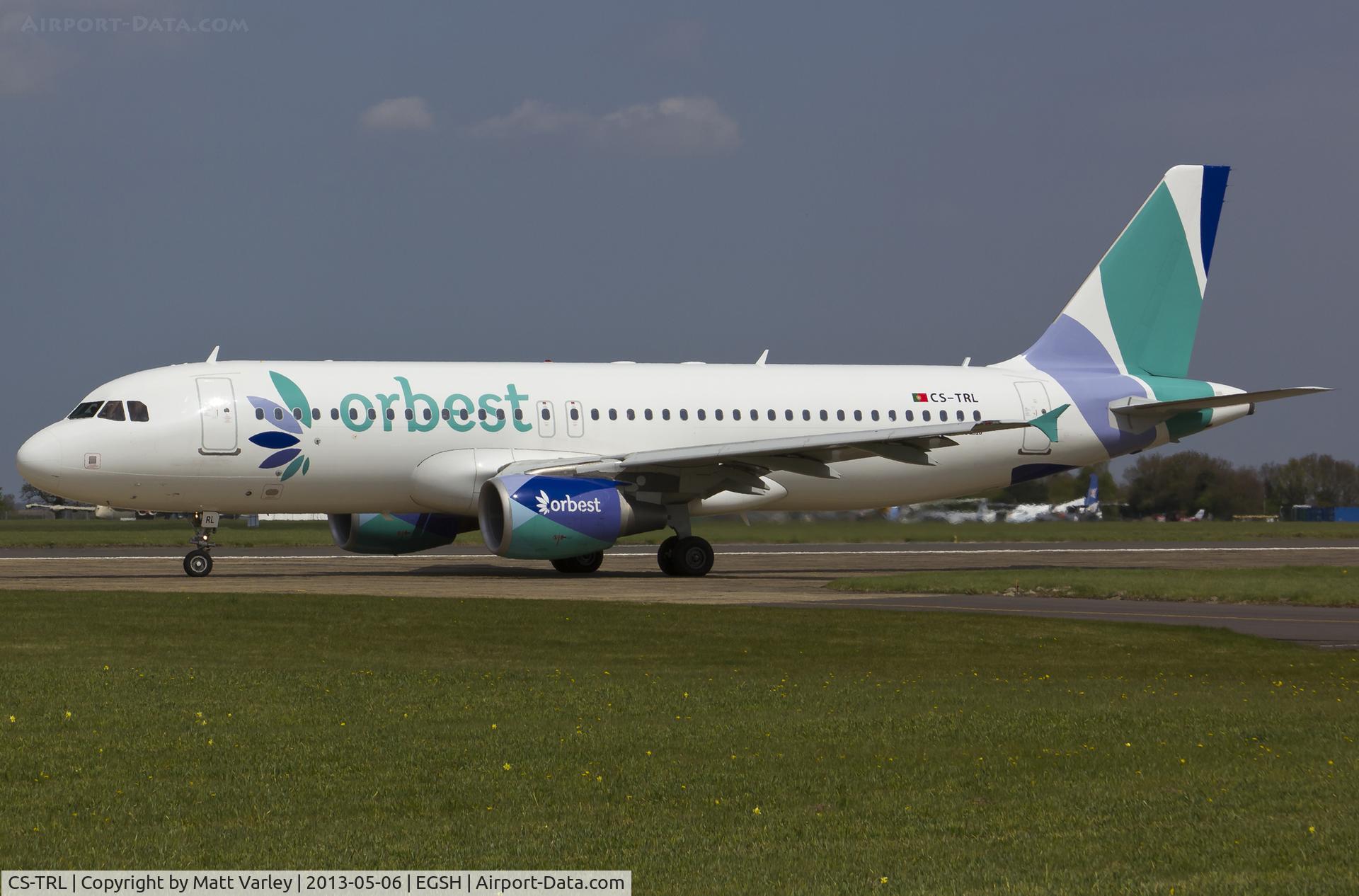 CS-TRL, 2008 Airbus A320-214 C/N 3758, Departing EGSH.