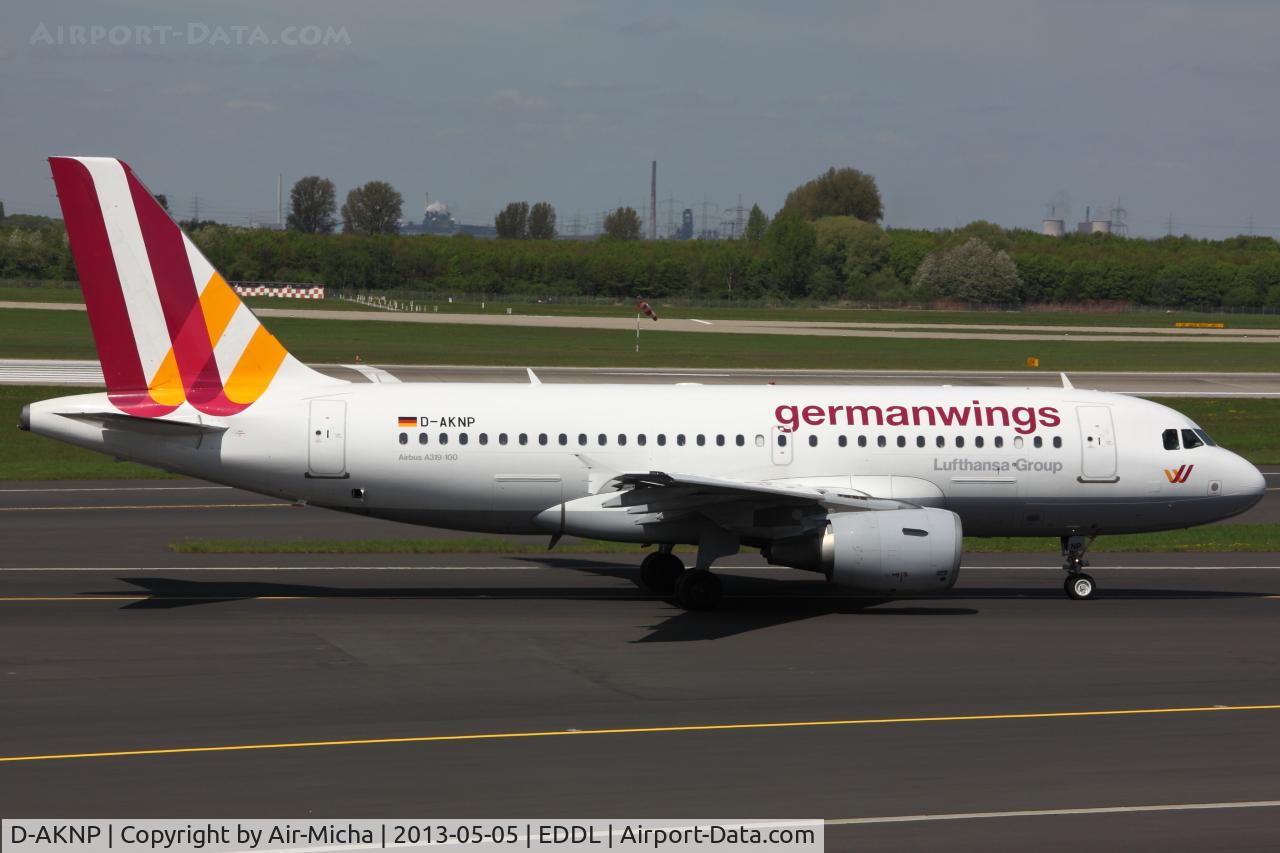 D-AKNP, 1999 Airbus A319-112 C/N 1155, Germanwings, Airbus A319-112, CN: 1155