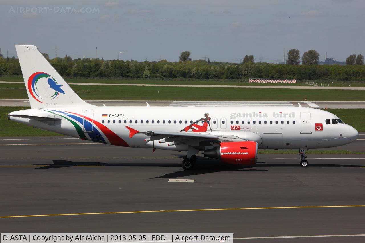 D-ASTA, 2011 Airbus A319-112 C/N 4663, Gambia Bird, Airbus A319-112, CN: 4663
