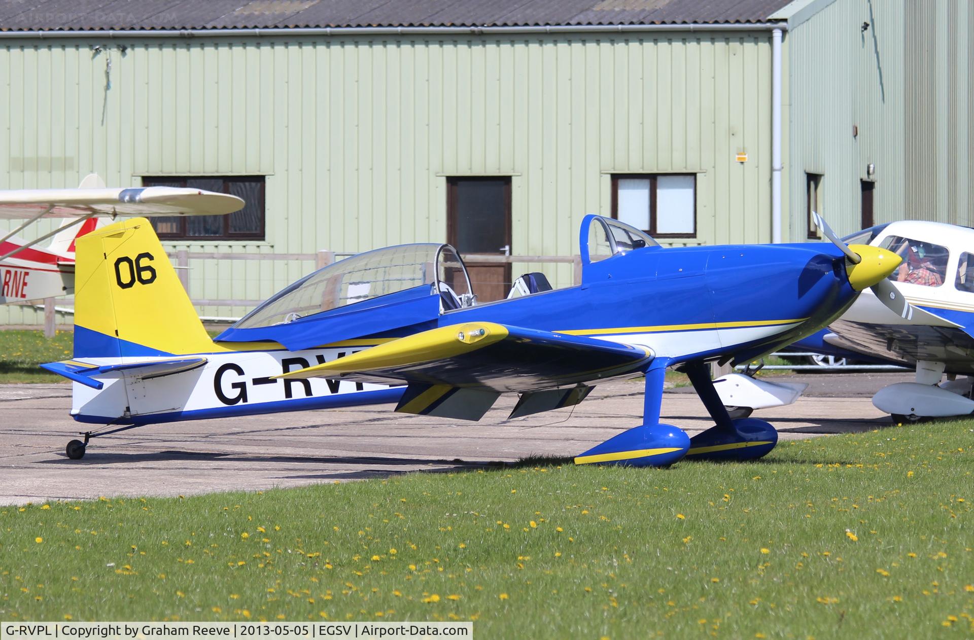 G-RVPL, 2006 Vans RV-8 C/N PFA 303-13885, Parked at Old Buckenham.