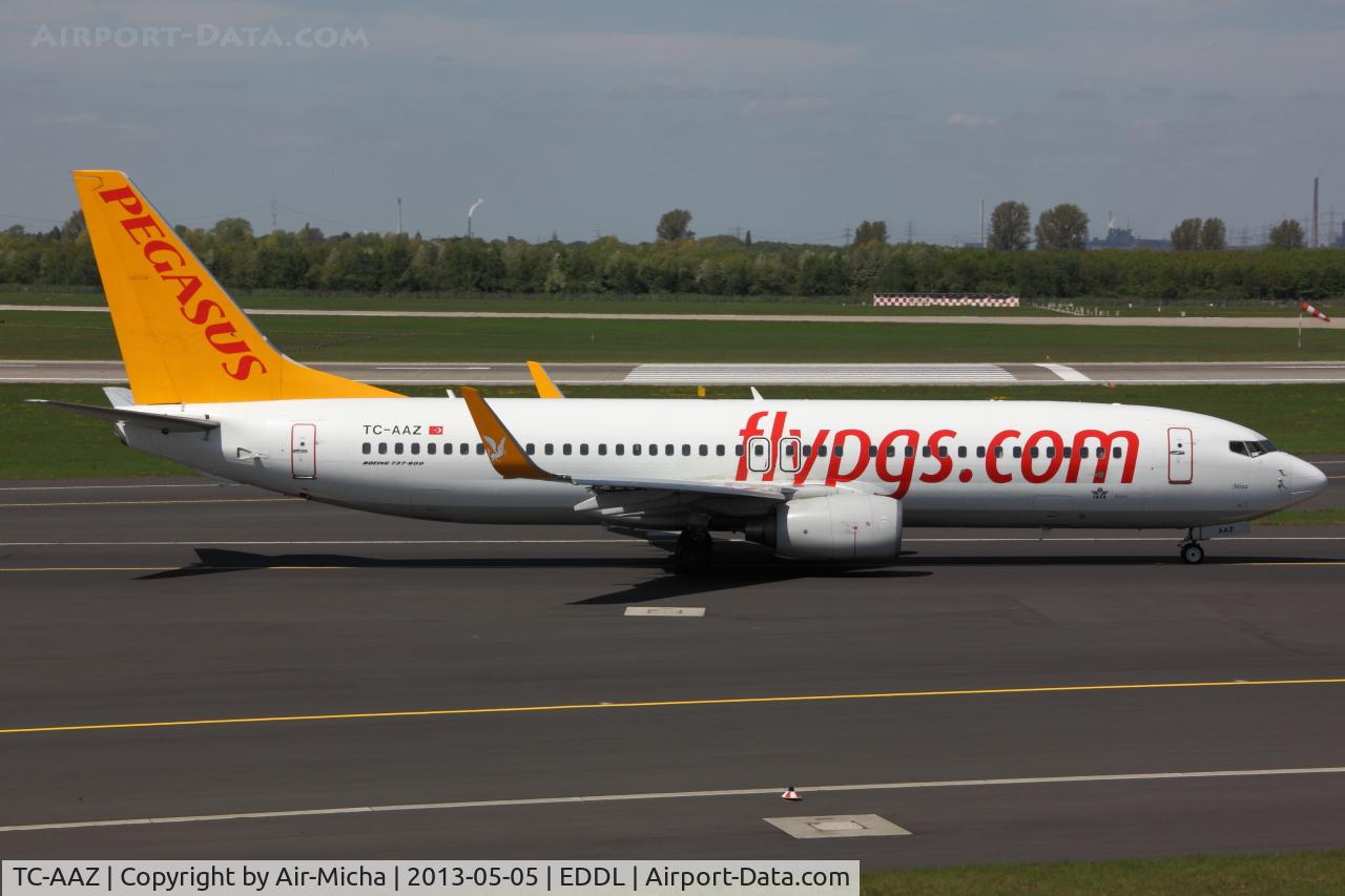 TC-AAZ, 2010 Boeing 737-82R C/N 40875, Pegasus Airlines, Boeing 737-82R, CN: 40875/3325, Aircraft Name: Mina