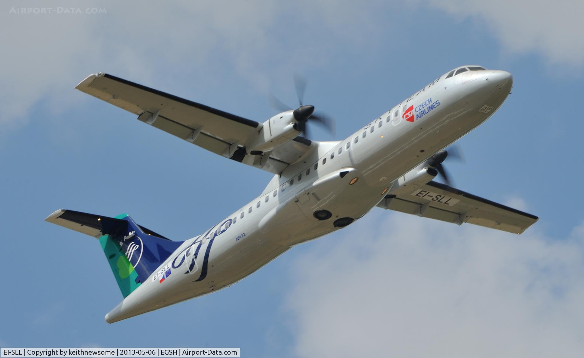 EI-SLL, 1994 ATR 72-212 C/N 387, Leaving for EDI !
