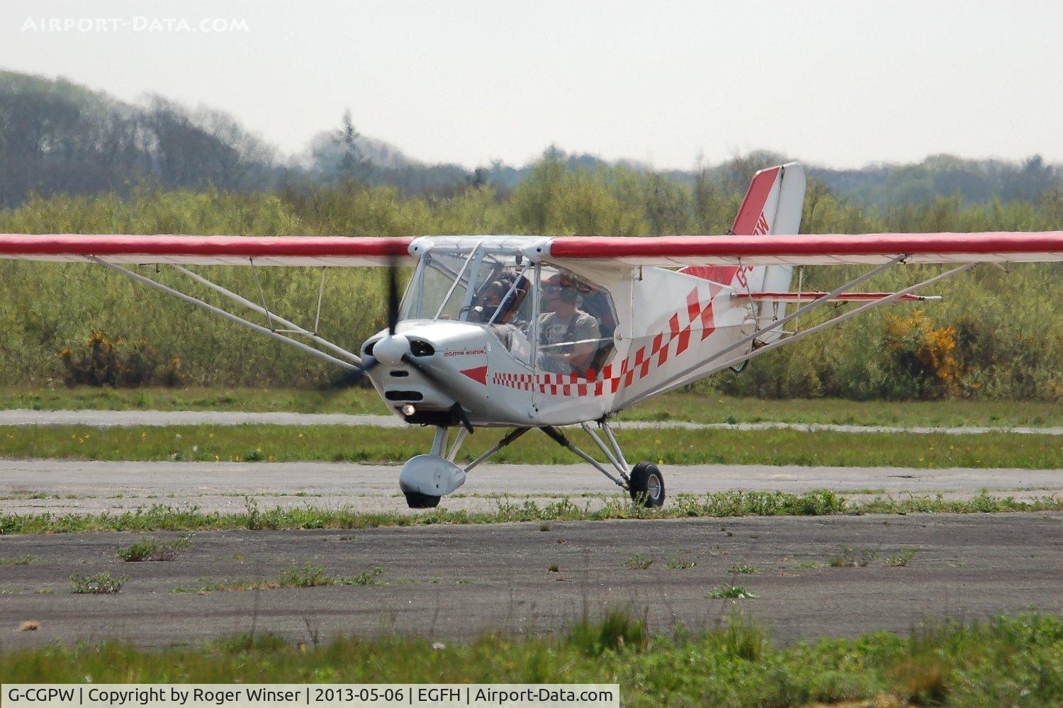G-CGPW, 2010 Raj Hamsa X-Air Hawk C/N LAA 340-15000, Visiting X'Air Hawk microlight.
