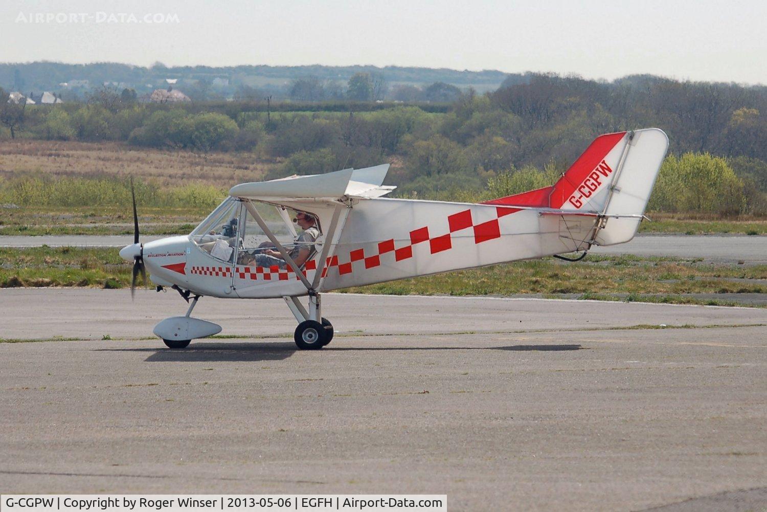 G-CGPW, 2010 Raj Hamsa X-Air Hawk C/N LAA 340-15000, Visiting Hawk microlight.