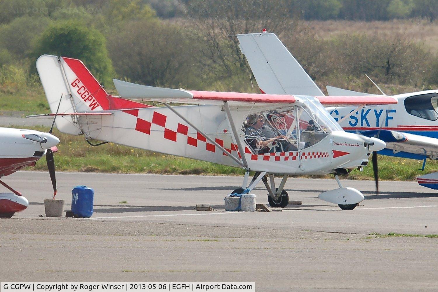 G-CGPW, 2010 Raj Hamsa X-Air Hawk C/N LAA 340-15000, Visiting Hawk microlight.