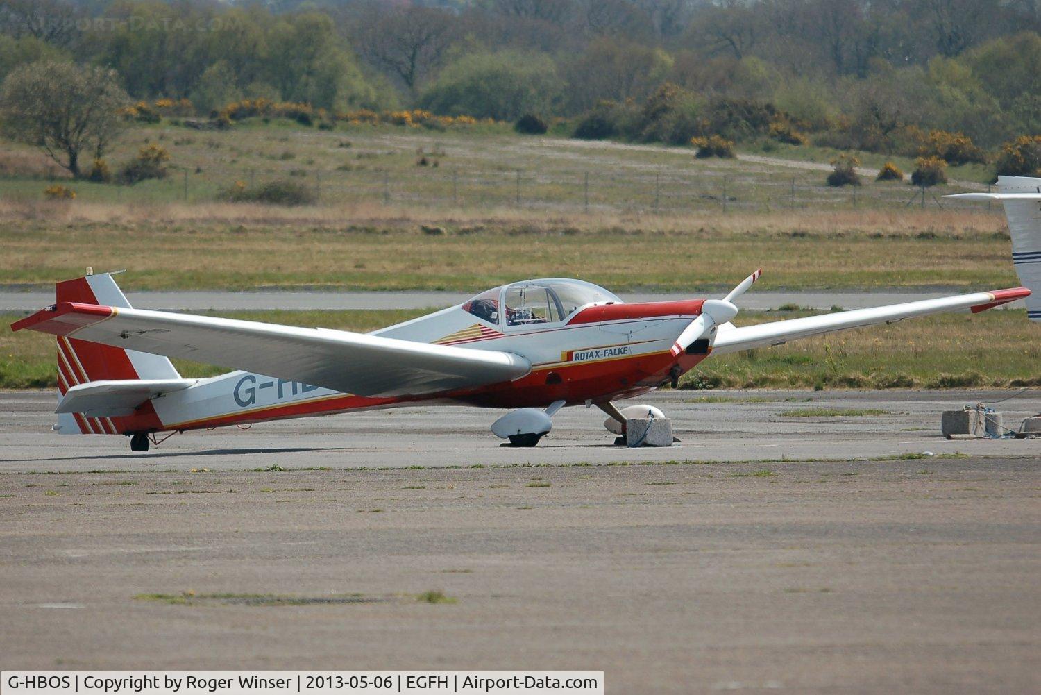 G-HBOS, 1994 Scheibe SF-25C Falke C/N 44574, Visiting Falke SF25 powered sailplane.