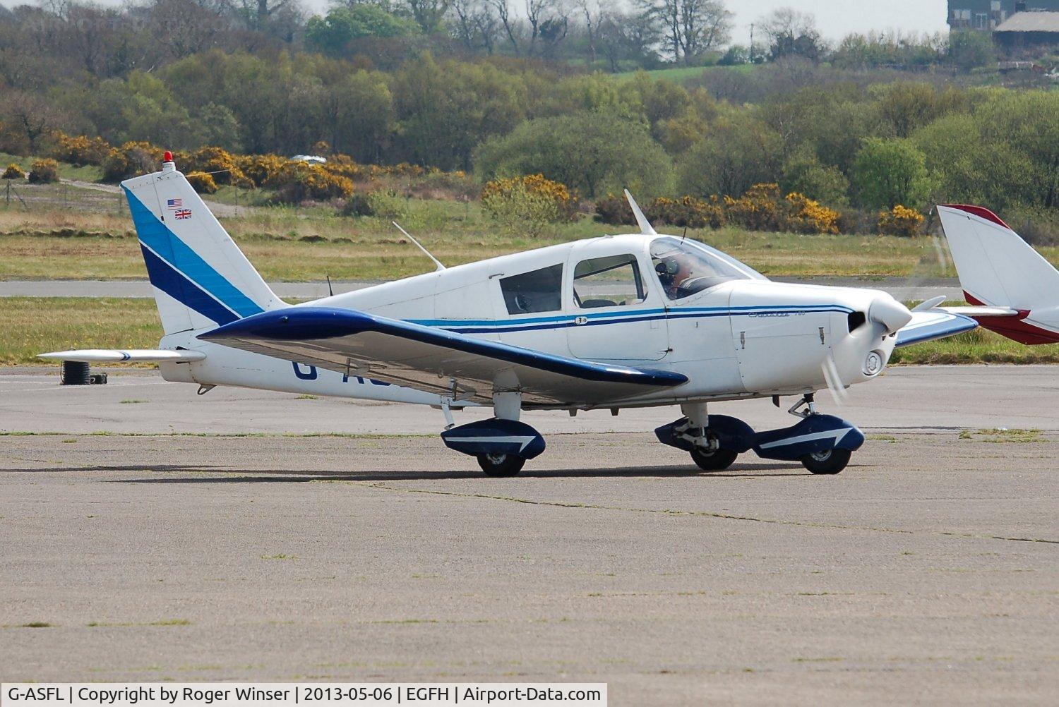 G-ASFL, 1963 Piper PA-28-180 Cherokee C/N 28-1170, Visiting Cherokee.