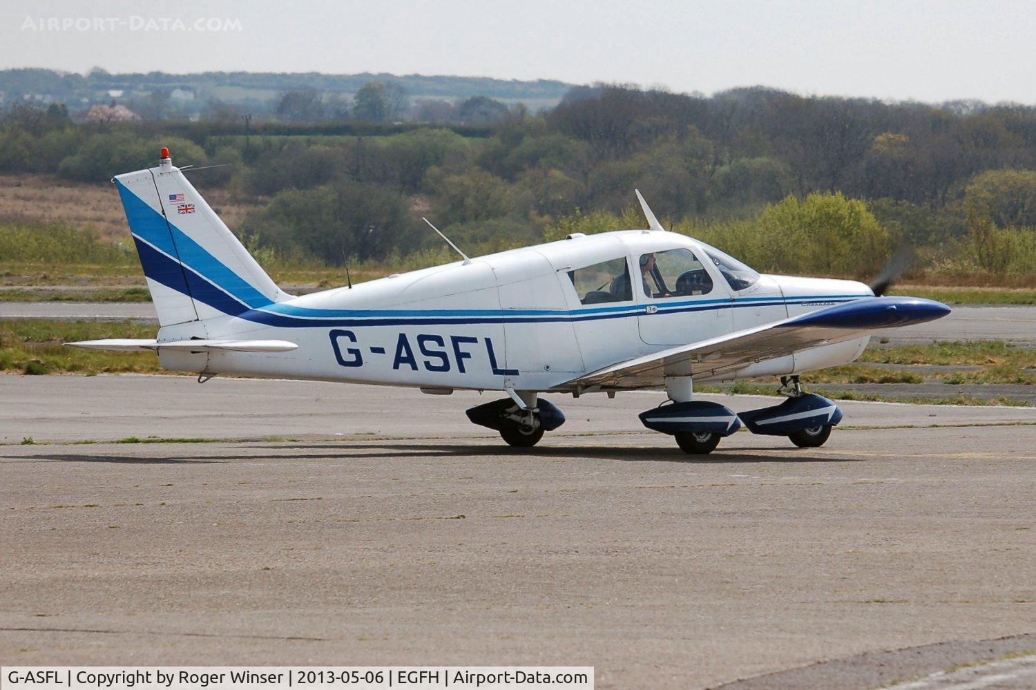 G-ASFL, 1963 Piper PA-28-180 Cherokee C/N 28-1170, Visiting Cherokee.