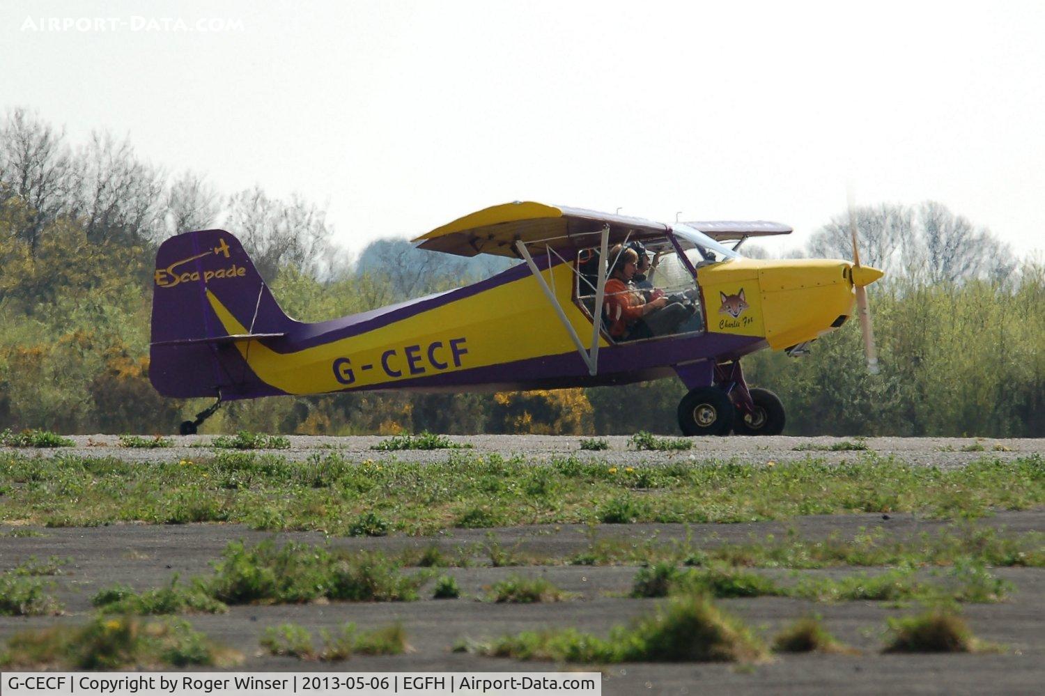 G-CECF, 2006 Just Aircraft Escapade Jabiru (3) C/N BMAA/HB/496, Visiting Escapade Jabiru.