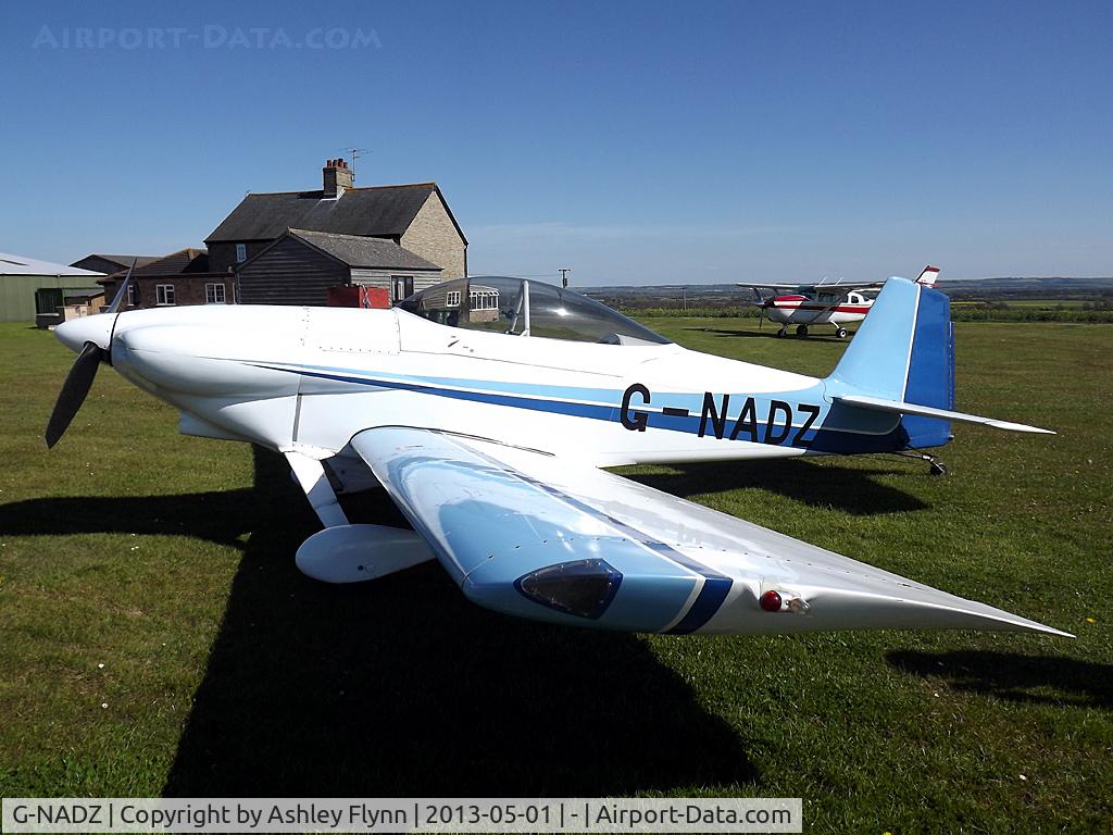 G-NADZ, 1983 Vans RV-4 C/N 3, Lovely little aircraft and a nice owner to match. Taken at the small private airstrip of Top Farm.