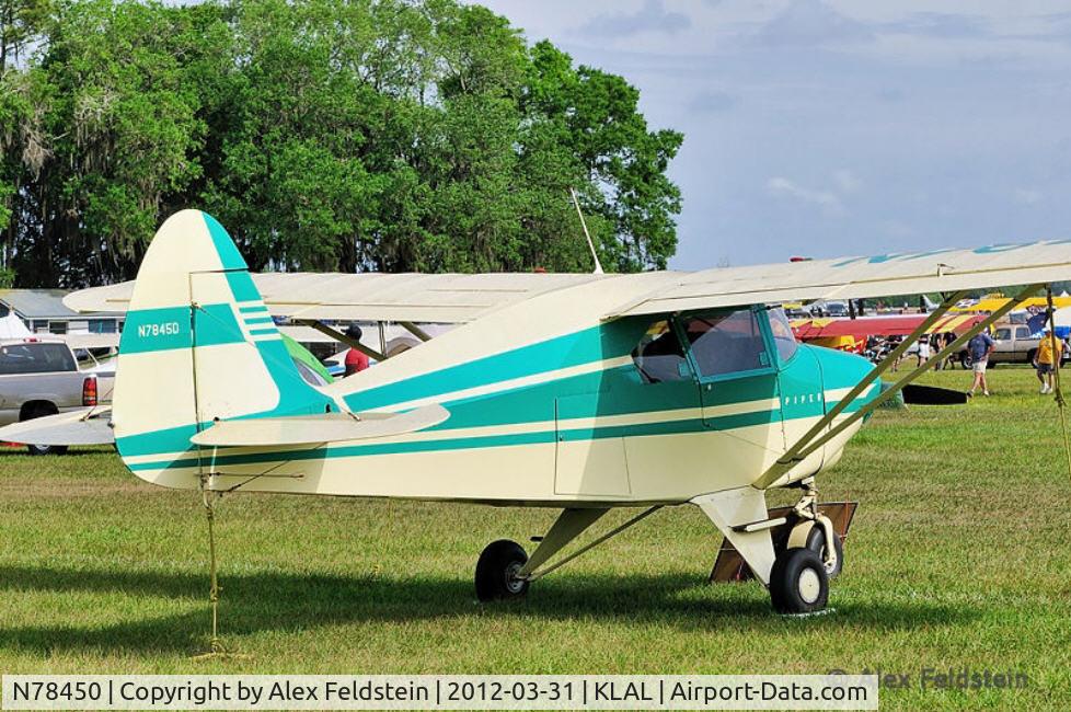 N78450, 1947 Piper PA-12 Super Cruiser C/N 12-1962, Sun-N-Fun