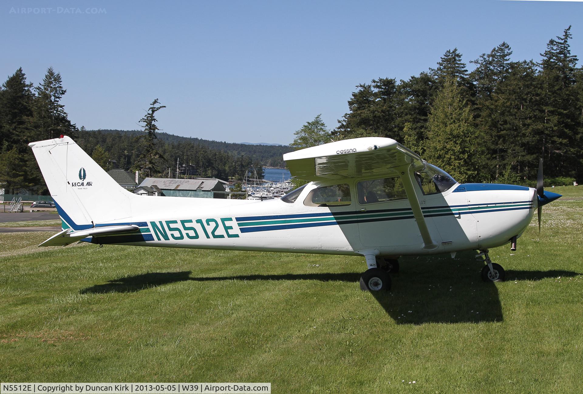 N5512E, 1978 Cessna 172N C/N 17271881, My first flying visit to Roche Harbor so the chariot had to be photographed!