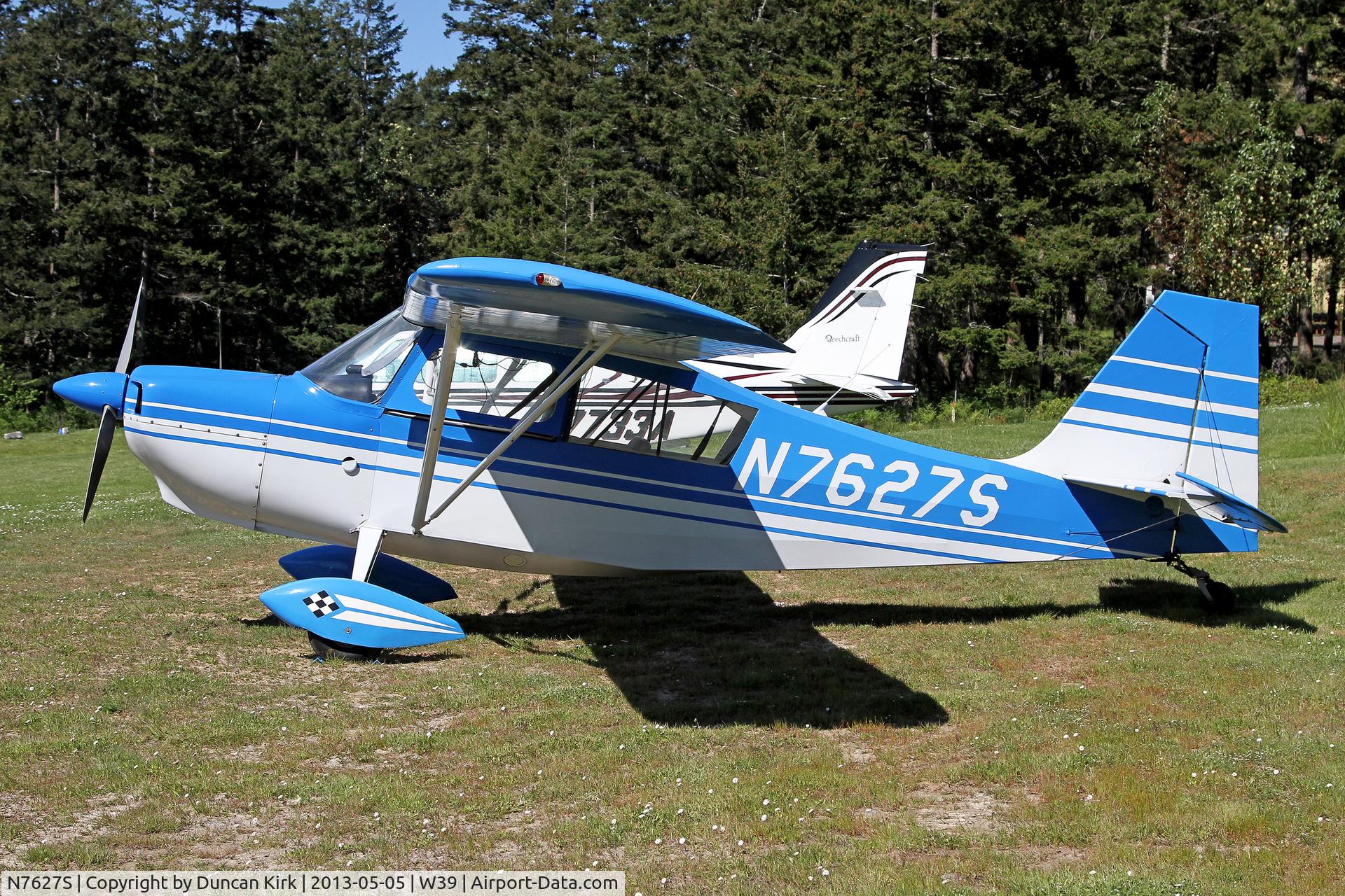 N7627S, 1976 Bellanca 7ECA Citabria C/N 1163-76, Roche Harbor visitor