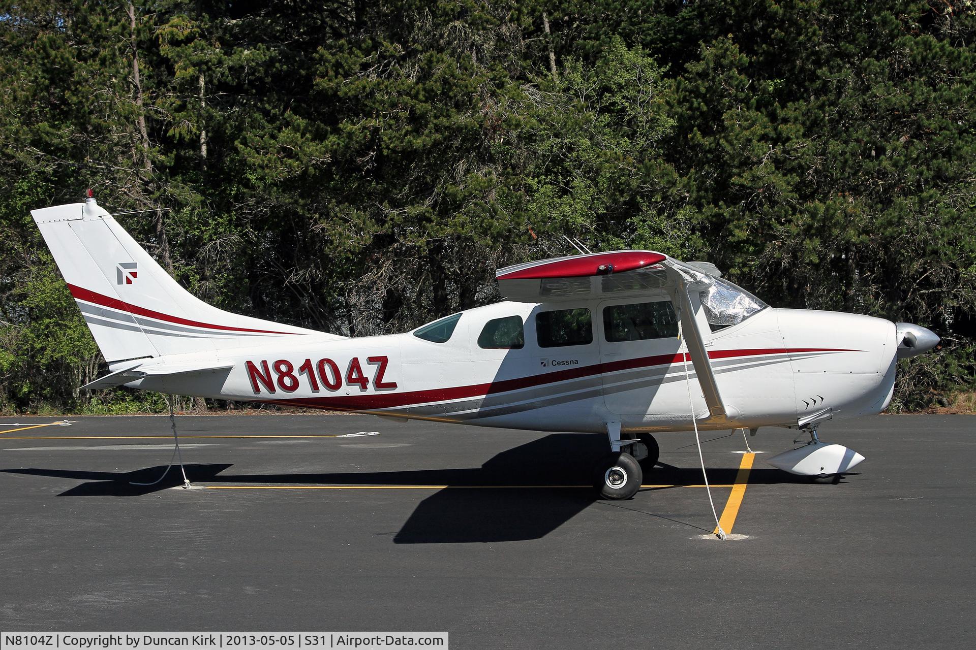 N8104Z, 1962 Cessna 210-5 C/N 205-0104, A nice shot of this Lopez Island visitor