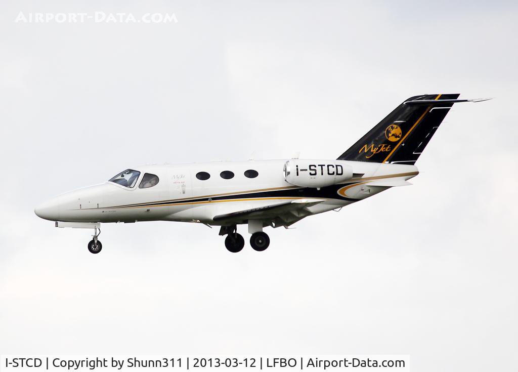 I-STCD, 2010 Cessna 510 Citation Mustang Citation Mustang C/N 510-0361, Landing rwy 32R
