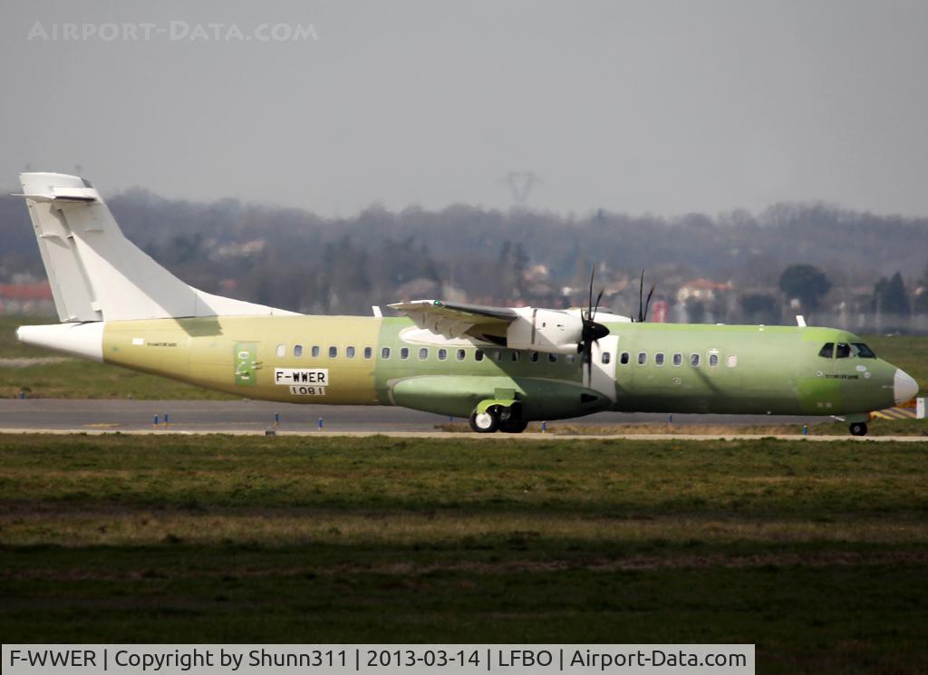 F-WWER, 2013 ATR 72-600 C/N 1081, C/n 1081 - For Malindo Air